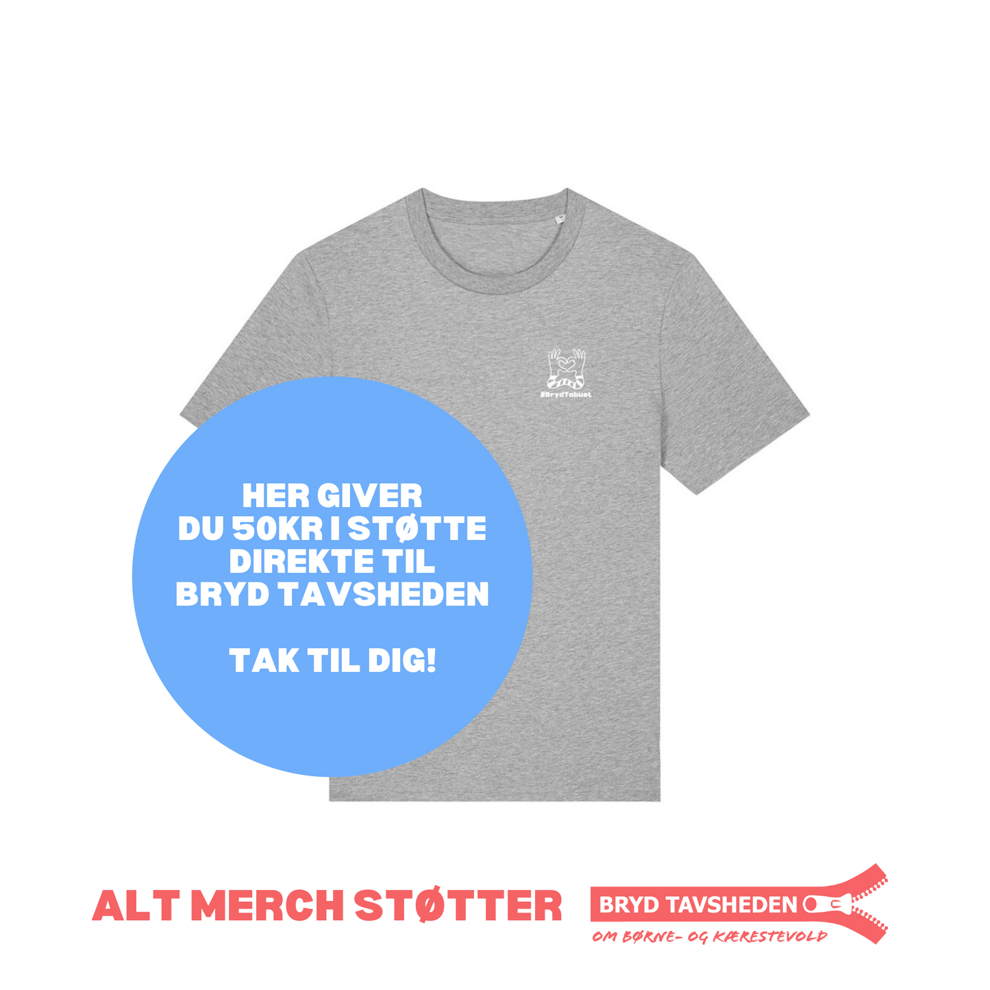 BRYD TABUET GRÅ T-SHIRT